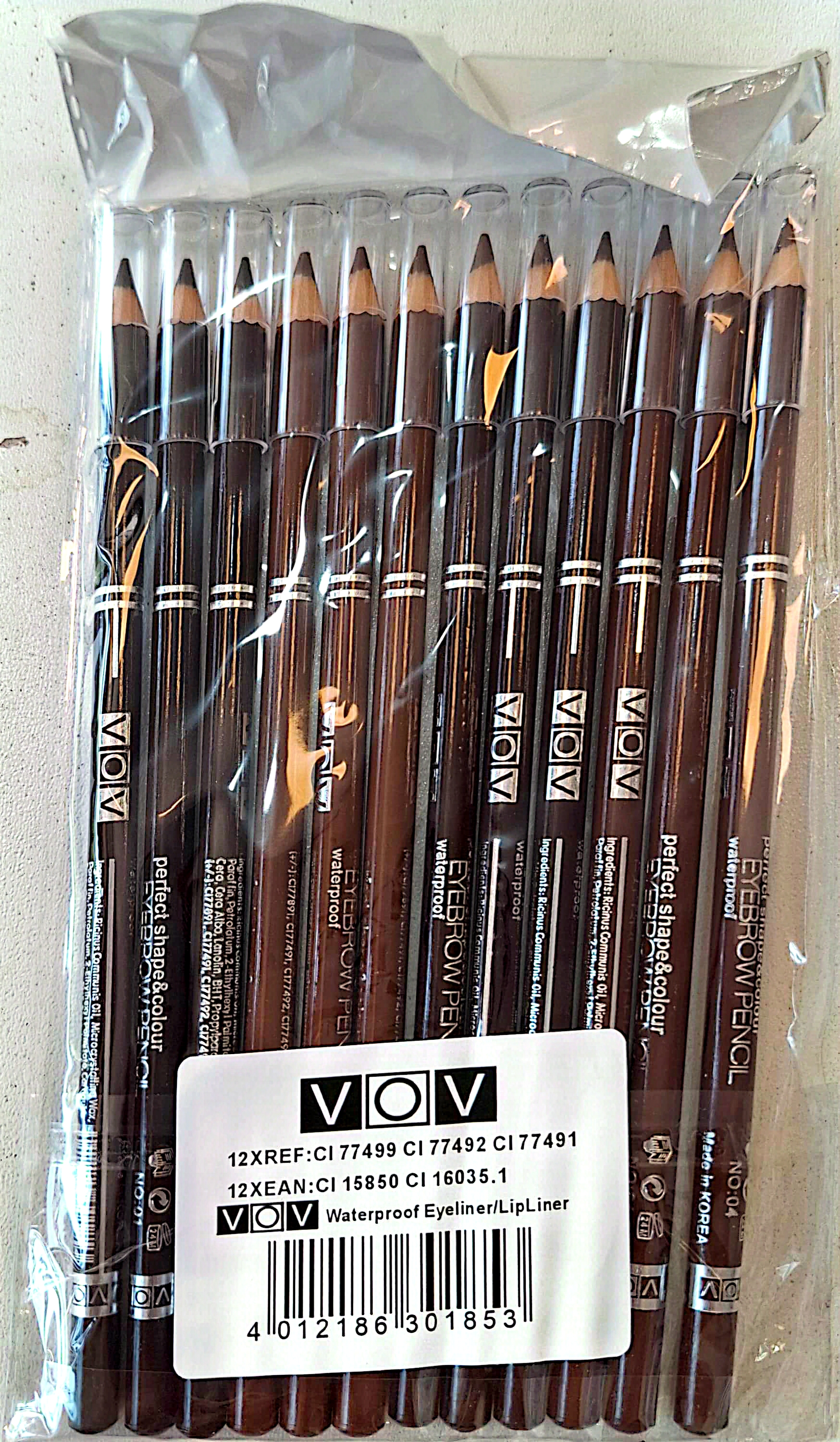 مداد تاتو vov ۱۲عددی